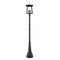 Z-Lite Rainer 5 Light Outdoor Post Mounted Fixture, 15.5in. W x 109.5in. H, Black 5015PHXLR-564P-BK - alternate 2